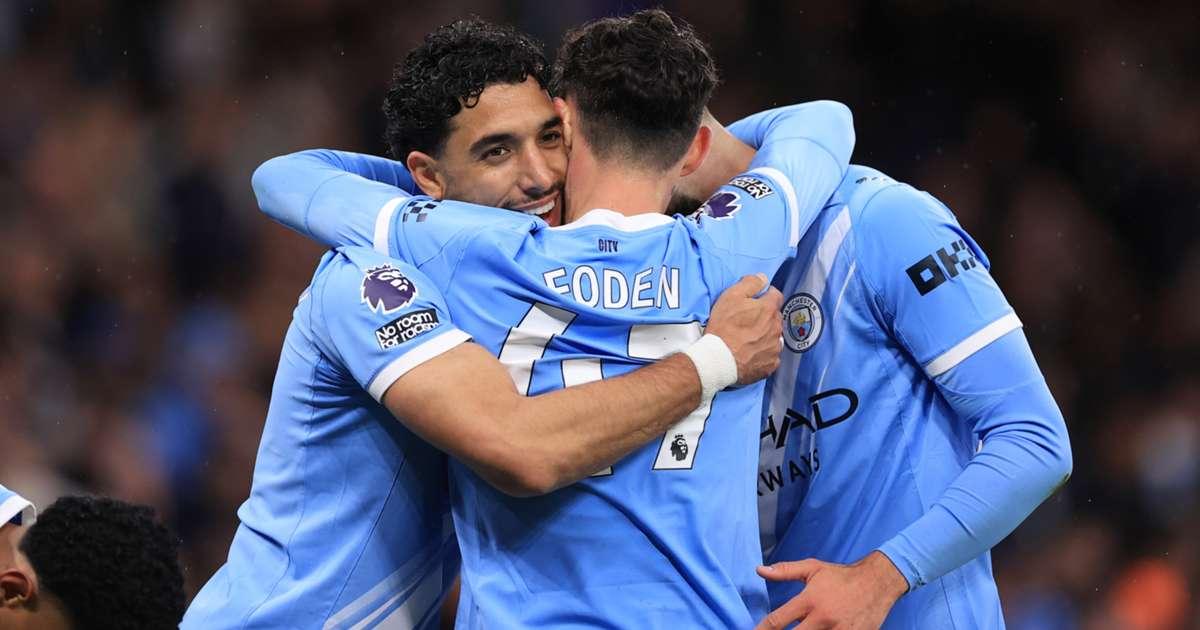Man City keep title hope alive with 3-0 over Crystal Palace