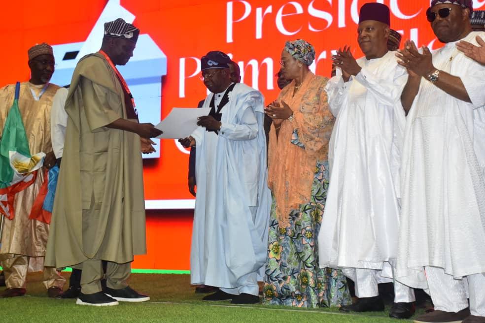 Tinubu secures APC return ticket with 10.99m votes