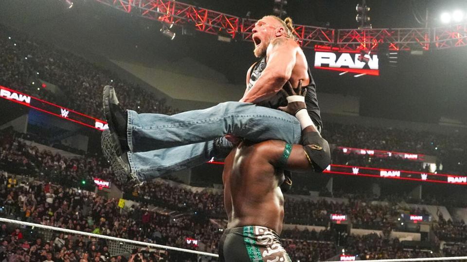 Oba Femi-Brock Lesnar WrestleMania clash tops WWE YouTube views