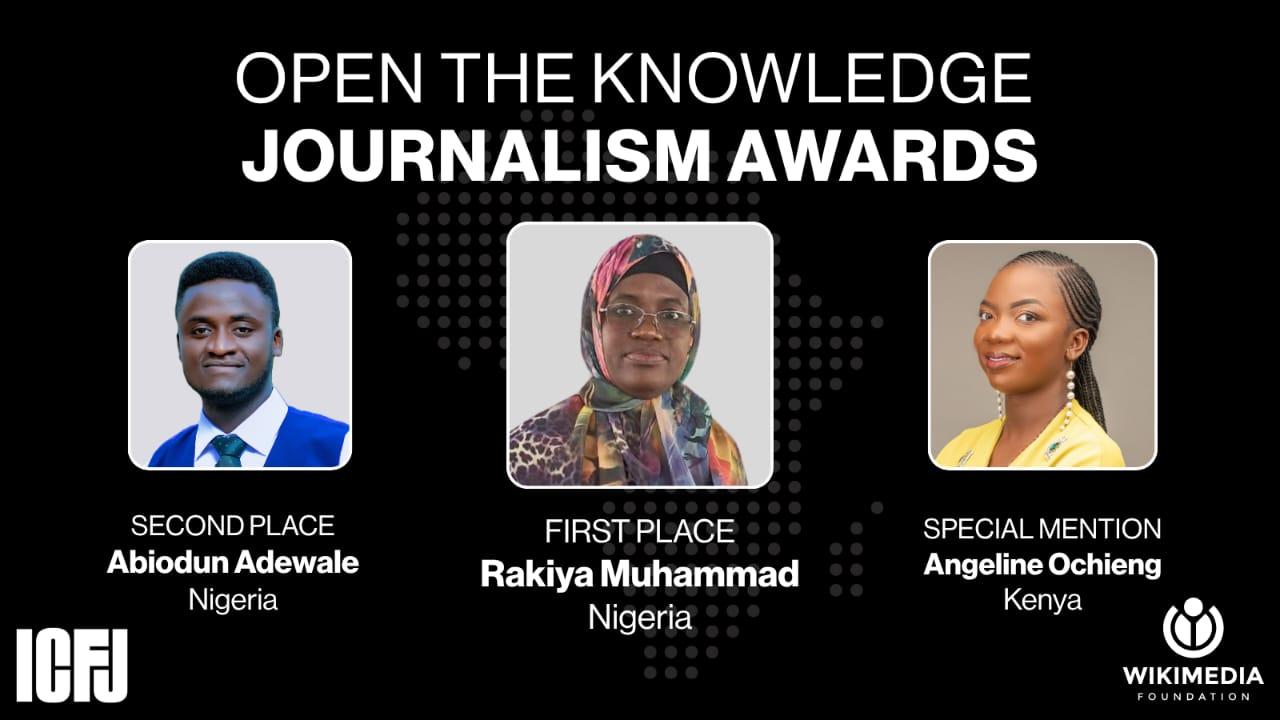 Nigerian journalist wins top global knowledge award as Africa’s untold stories gain ground on Wikipedia