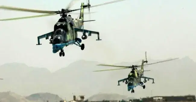 NAF airstrikes destroy terrorist base in North-East