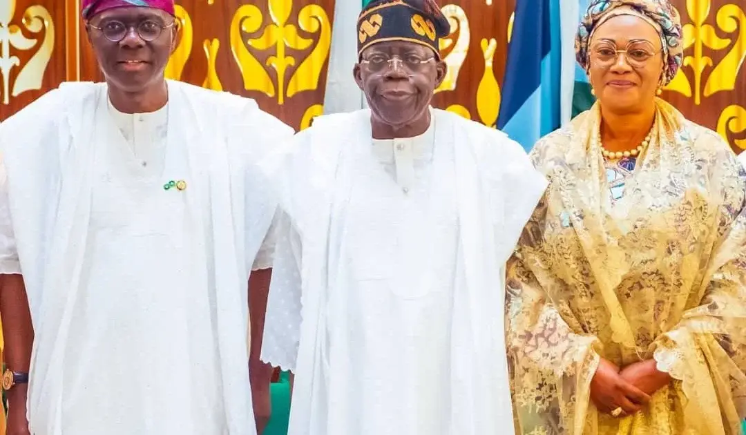 PICTORIAL: Sanwo-Olu, Hamzat pay Eid-el-Kabir visit to Tinubu, First Lady in Lagos