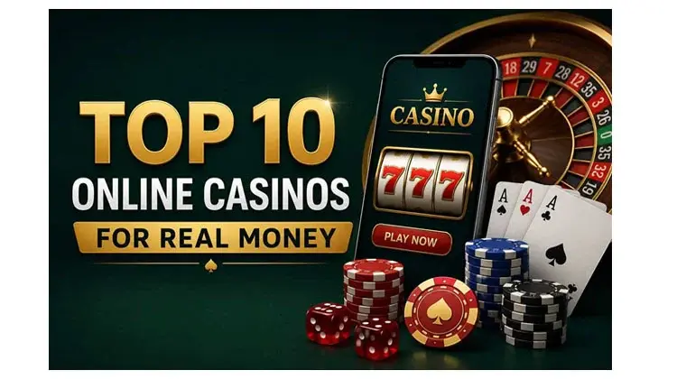 Top 10 Online Casinos for Real Money in 2026