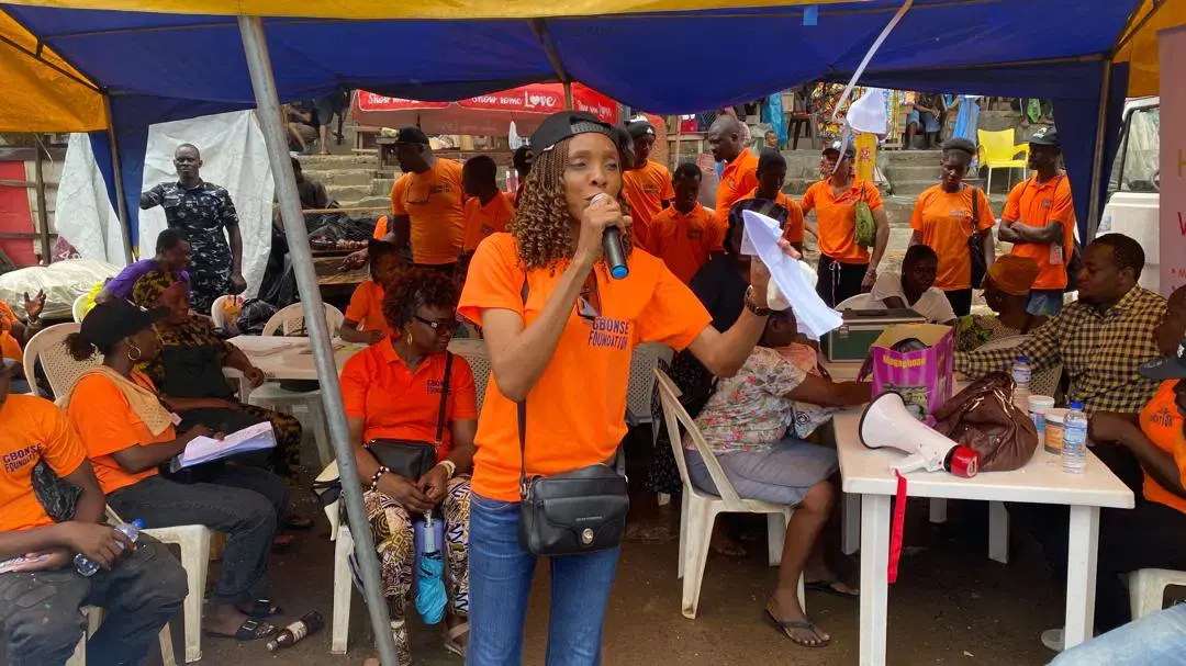 Gbonse Foundation takes message of growth to Ikotun market women  
