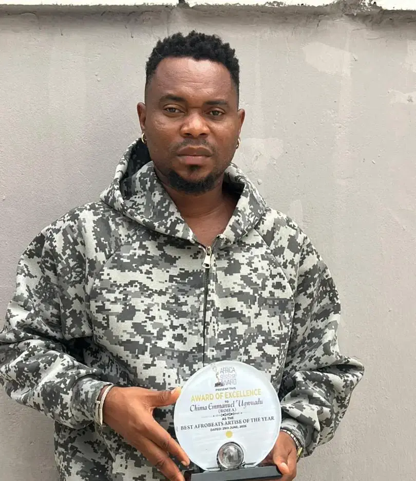 Roiea receives top Afrobeats honour at AGEA