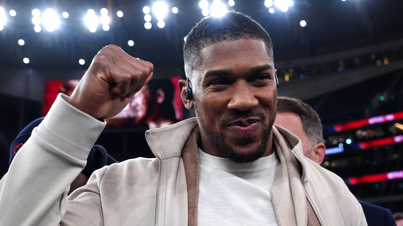 Anthony Joshua Joins CAA Sports Elite Roster Alongside Mourinho And Lewandowski