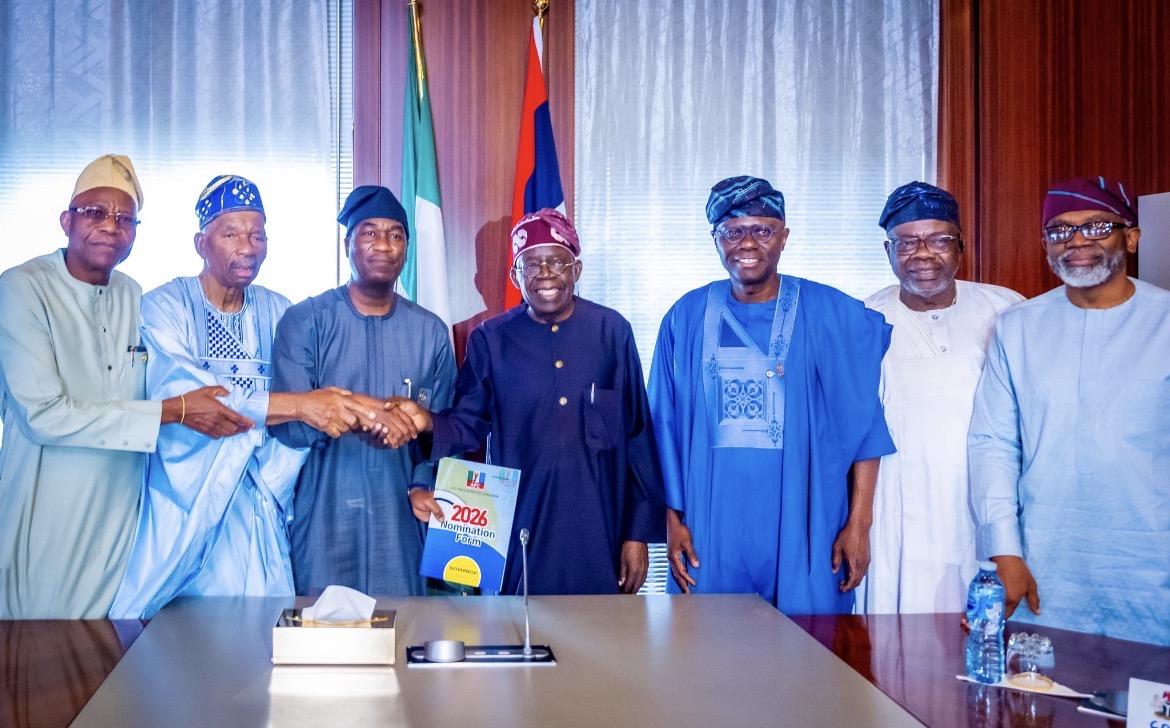 Tinubu Endorses Hamzat As Lagos APC Consensus Governorship Candidate