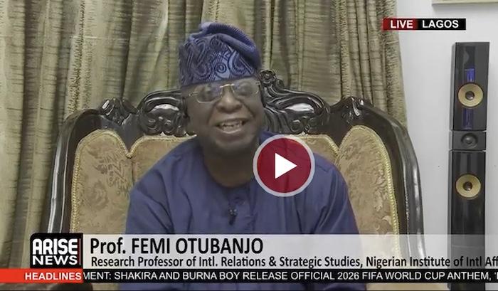 Otubanjo: Political Parties In Nigeria Are Instruments For Getting Power