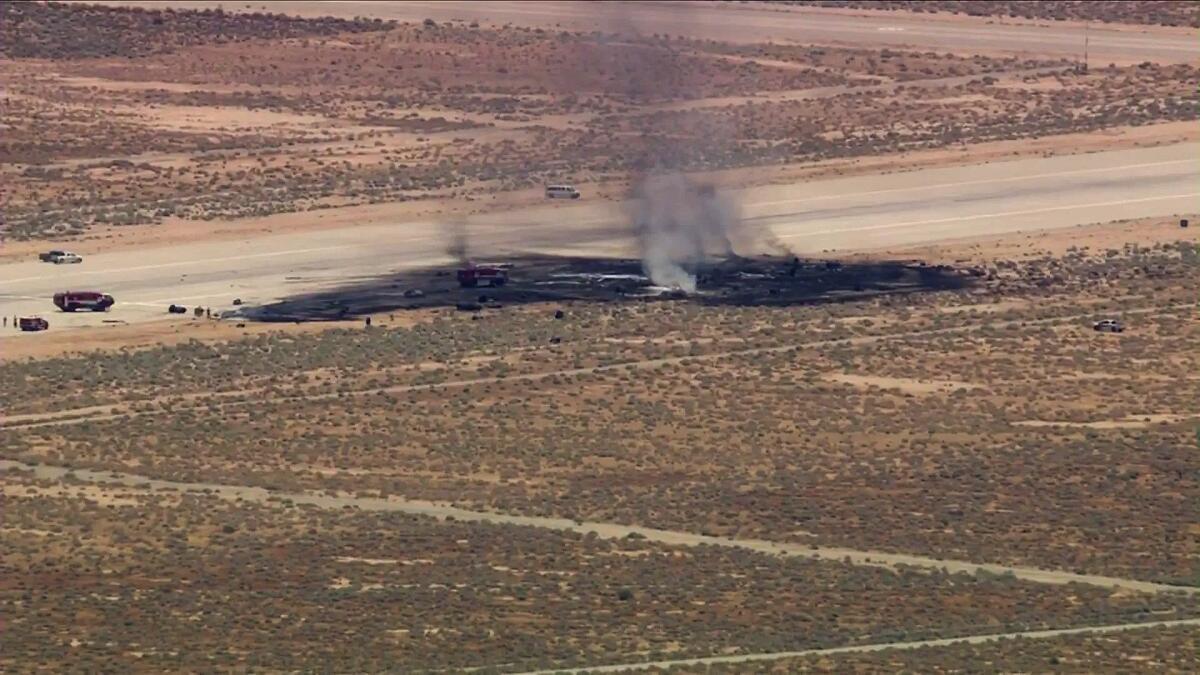 US Air Force B-52 Bomber Crashes At Edwards Base, Killing Eight Crew Members In California