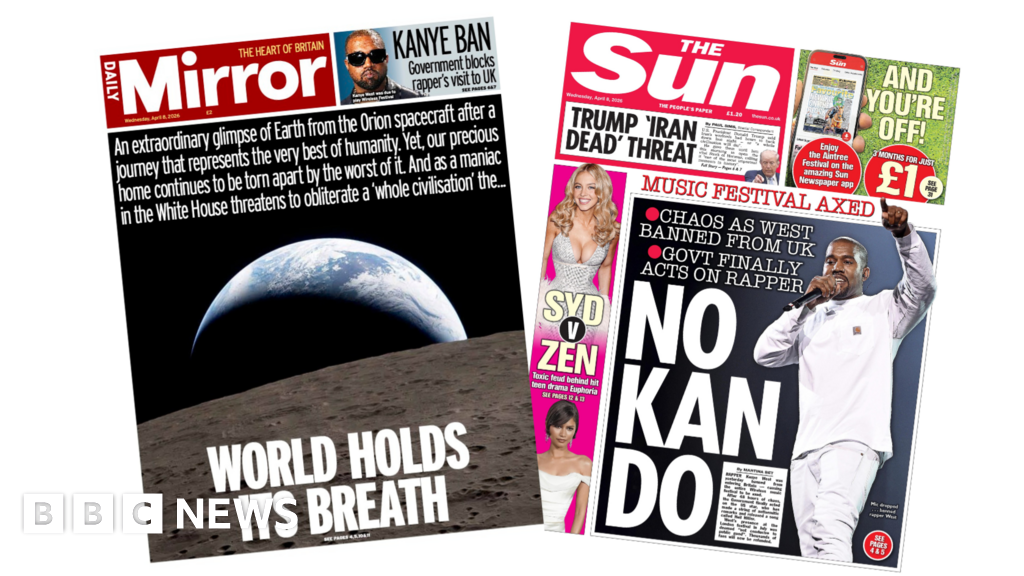 'World holds its breath' and 'No Kan do'