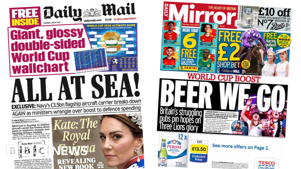 'Flagship breaks down' and 'Beer we go!'