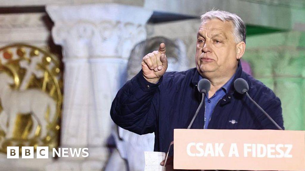 Hungarians decide whether to end 16 years of Orbán rule and elect rival
