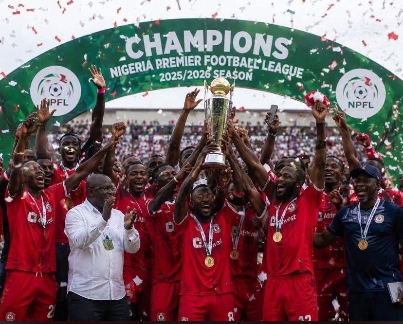 Mbah salutes Rangers on winning 9th Nigeria Premier Football League title