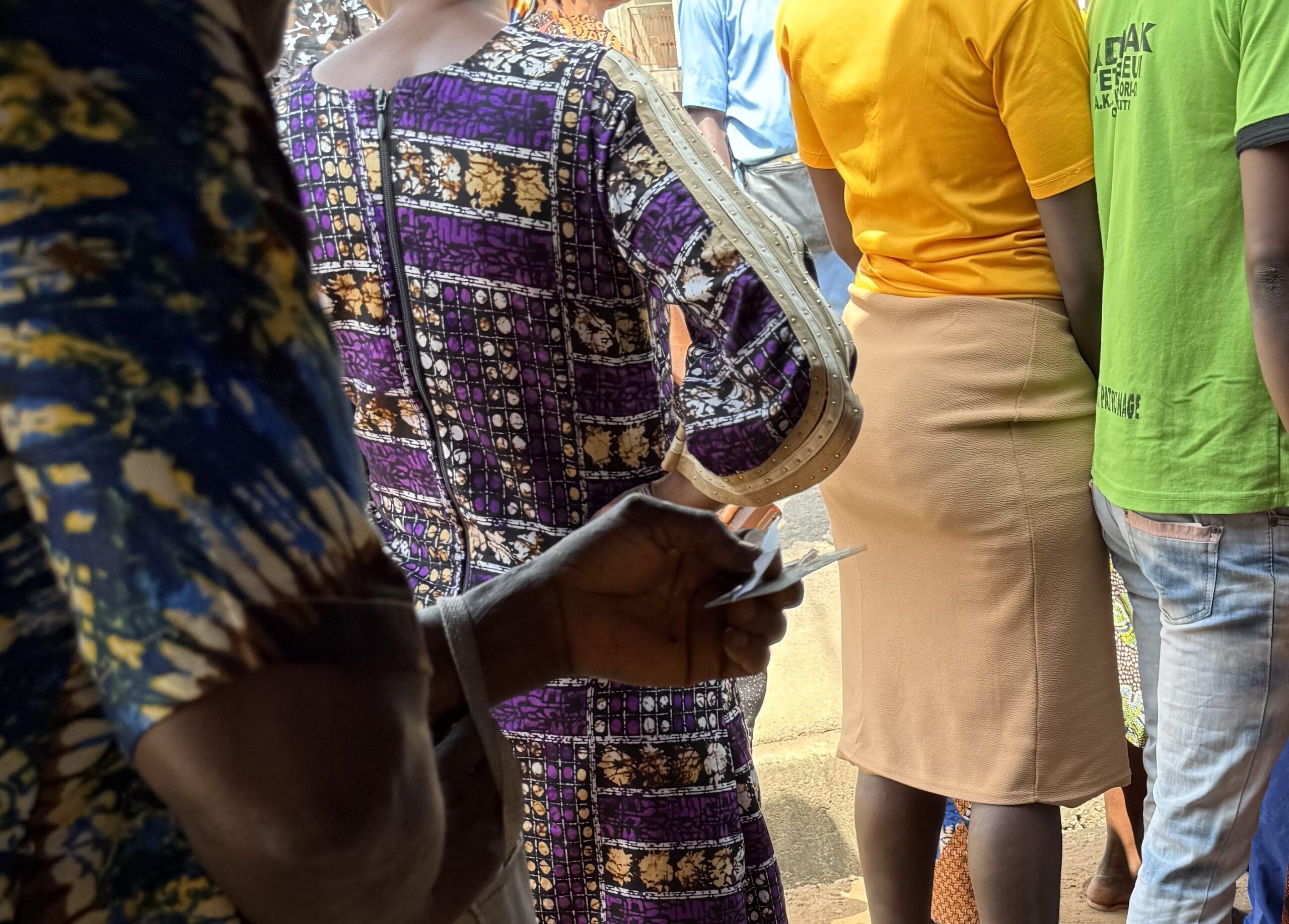 #EkitiDecides2026: Party agents use numbered slips instead of cash for vote buying in Ekiti election