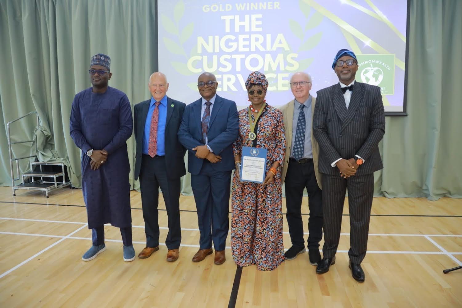 Global recognition for Nigeria Customs as ‘Customs Cares’ CSR initiative wins Commonwealth Gold Award