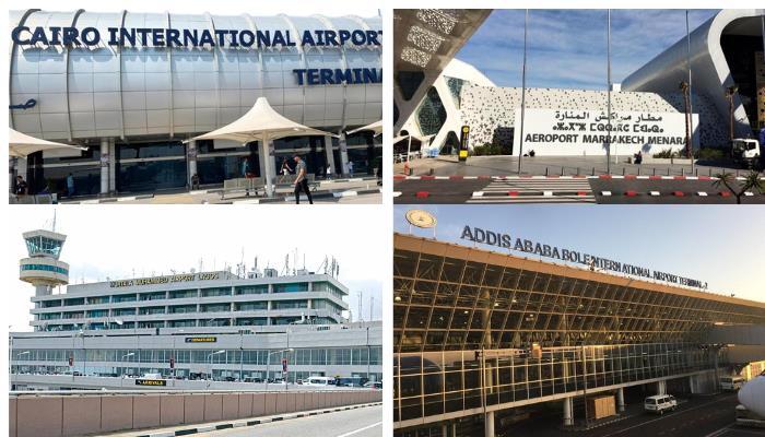 Top 10 busiest airports in Africa by outbound seats – June 2026