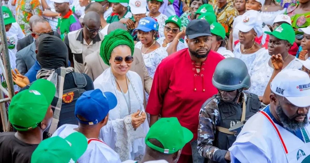 Natasha rallies support for Ekiti PDP gov candidate