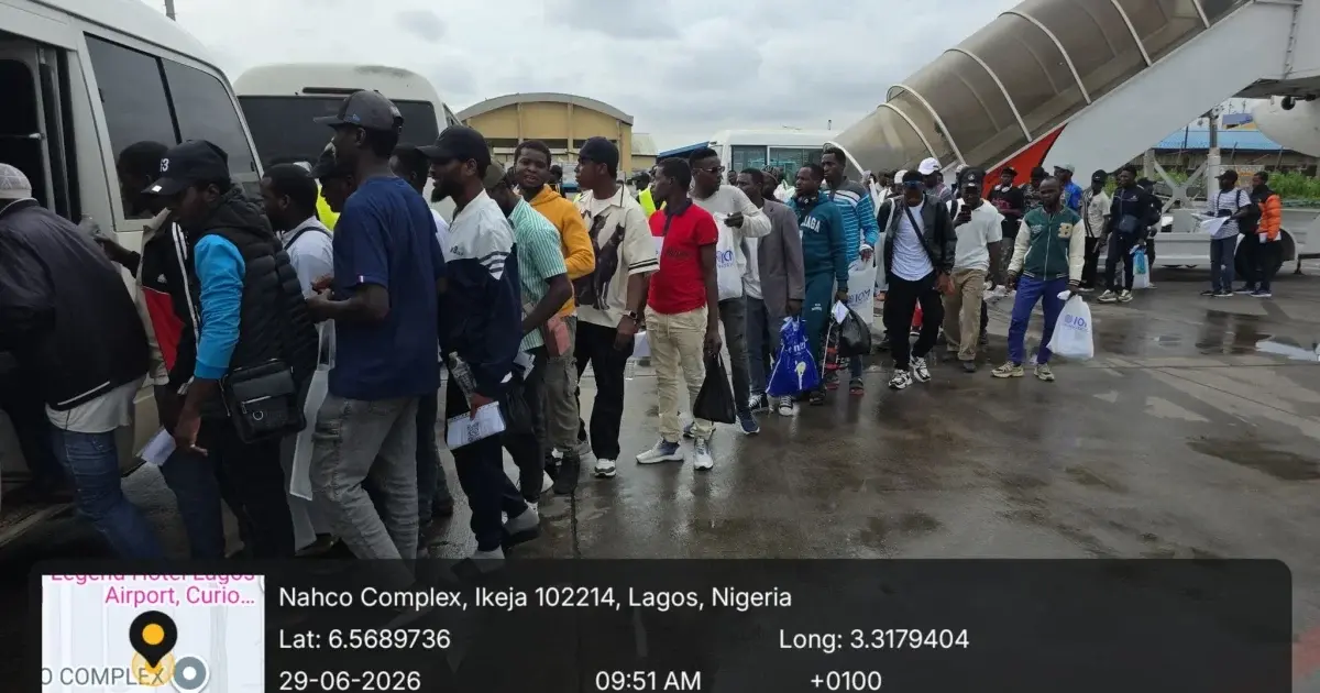 NEMA receives 123 Nigerian returnees from Algeria