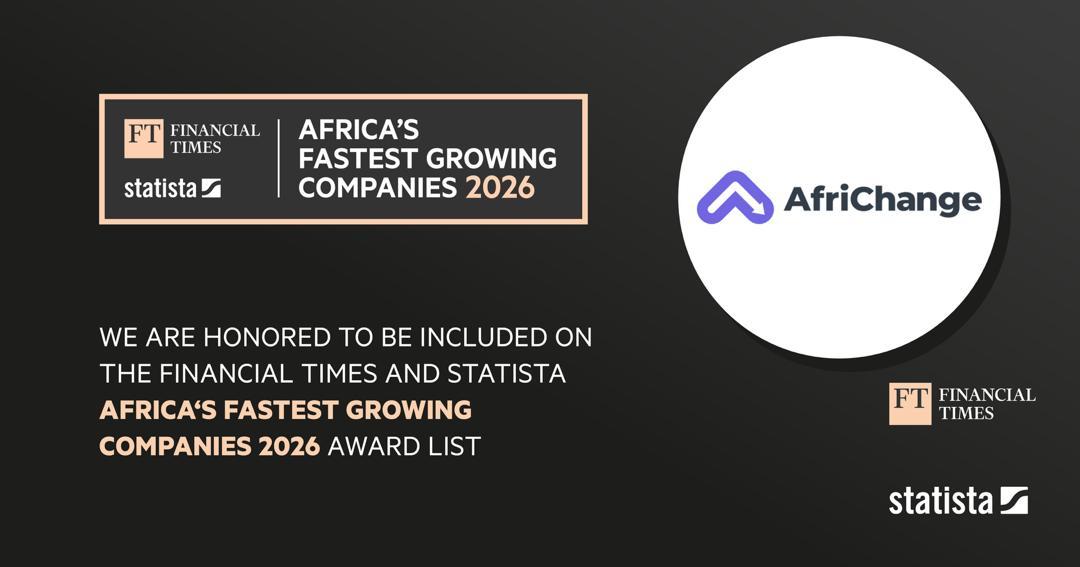 Africhange ranks 11th on Financial Times' list of Africa's fastest-growing companies