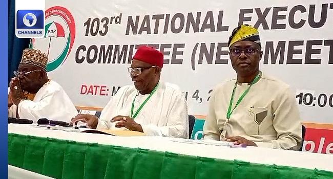 Turaki-Led PDP Holds NEC Meeting, Plans Caretaker Committee Amid Leadership Crisis
