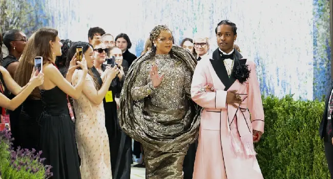 Power Couple Rihanna, A$AP Rocky Turn Heads At Met Gala 2026 With Sculptural Style
