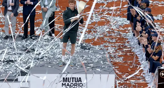 Sinner Dismantles Zverev To Win Madrid Open, Set Record