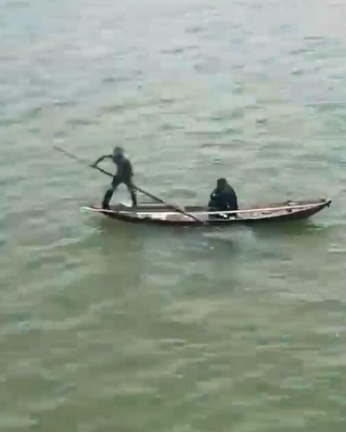 VIDEO: Man rescued after jumping into Lagos lagoon