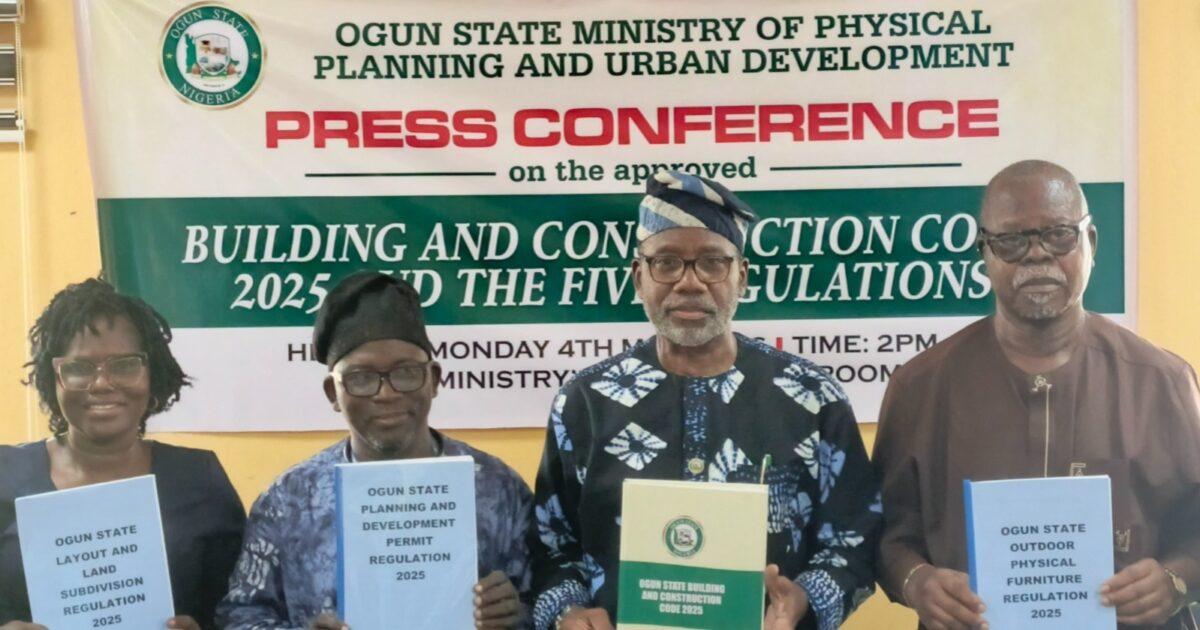 Ogun adopts new building codes to improve urban planning
