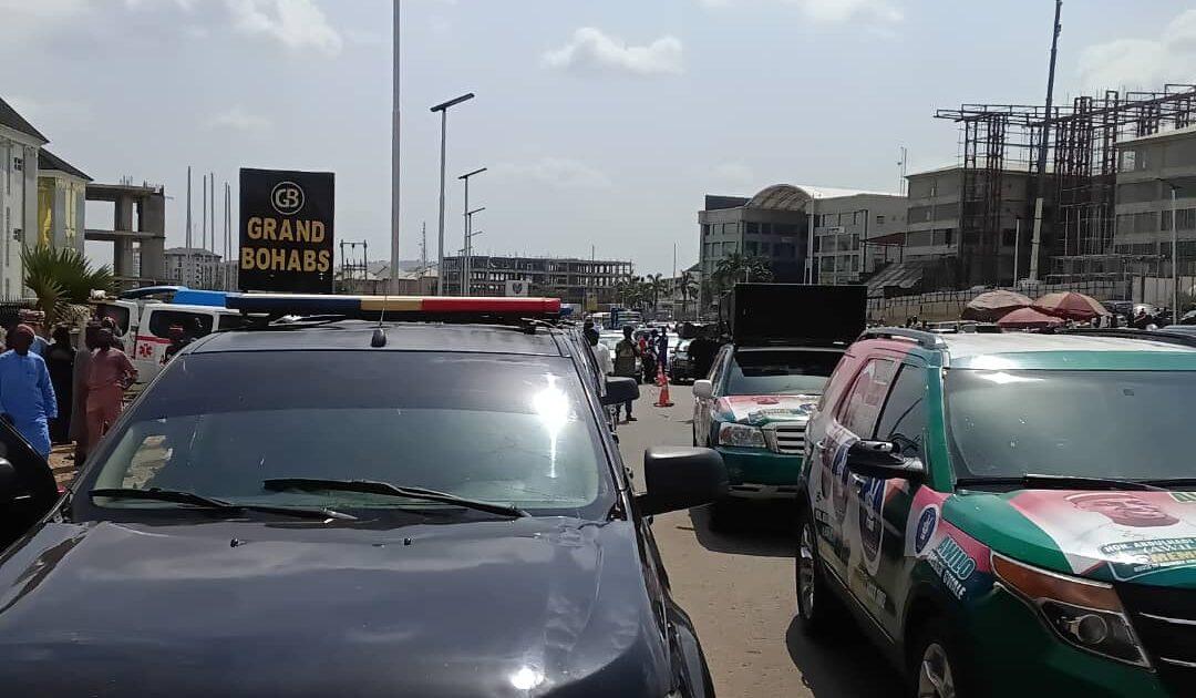 Traffic gridlock in Abuja as thousands attend NDC convention