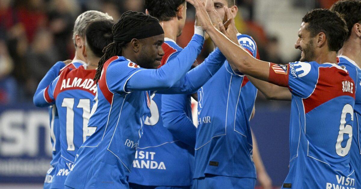 Lookman scores as Atletico edge Osasuna, Betis seal Champions League spot