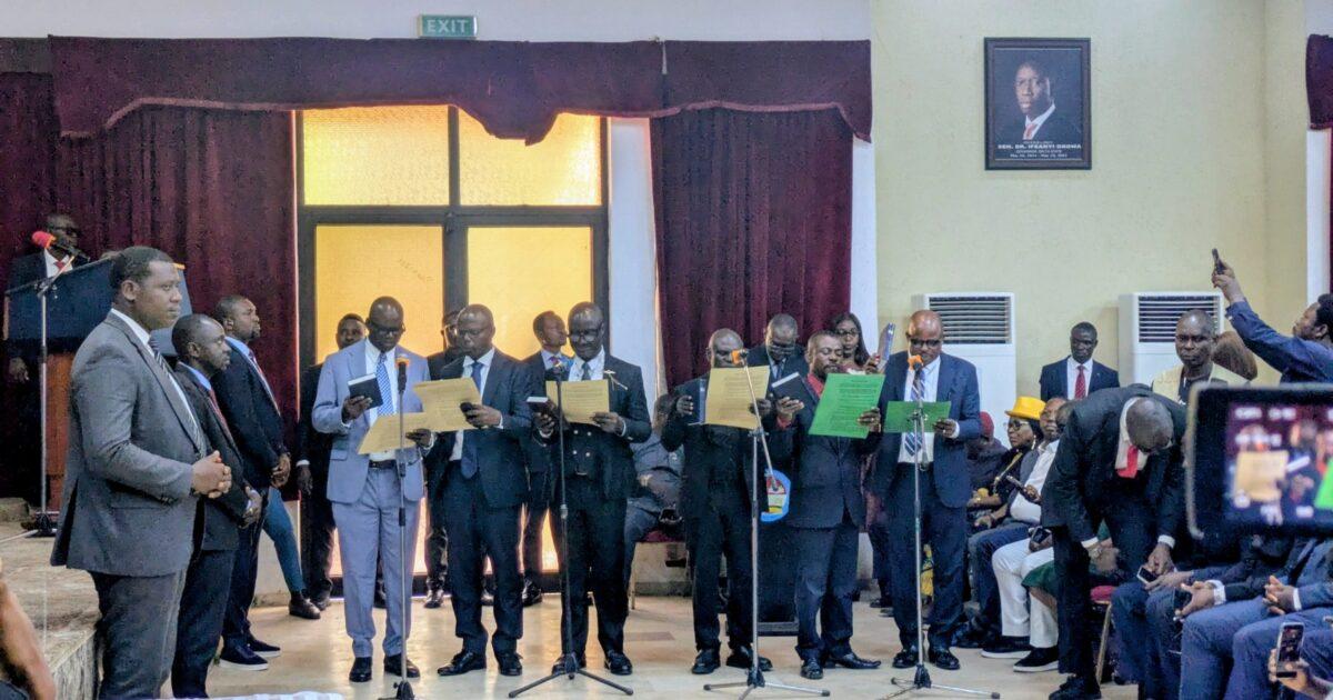 Delta swears in 11 permanent secretaries, warns against corruption