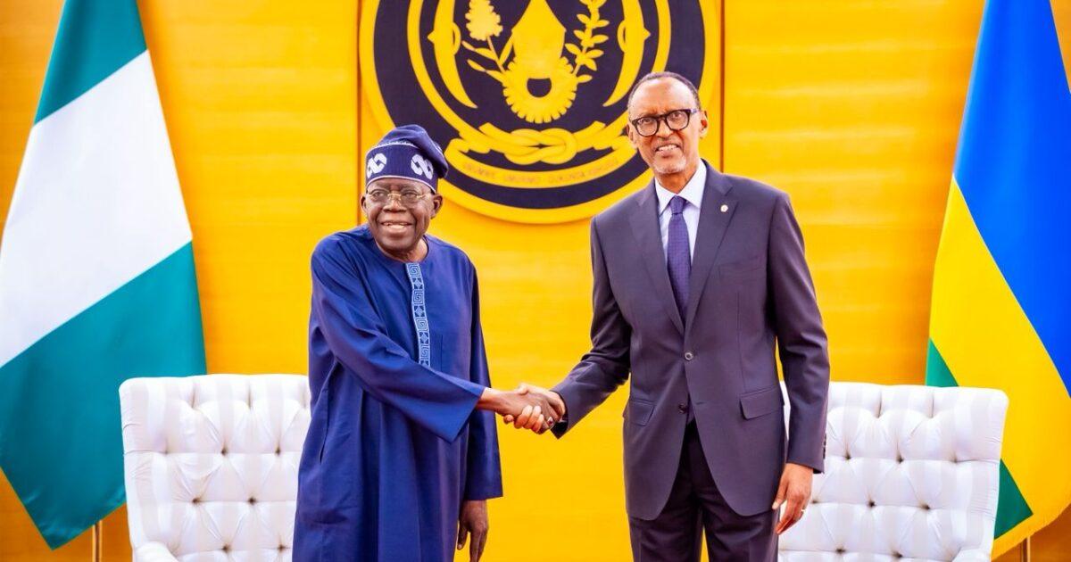 Tinubu, Kagame to boost Nigeria-Rwanda trade ties