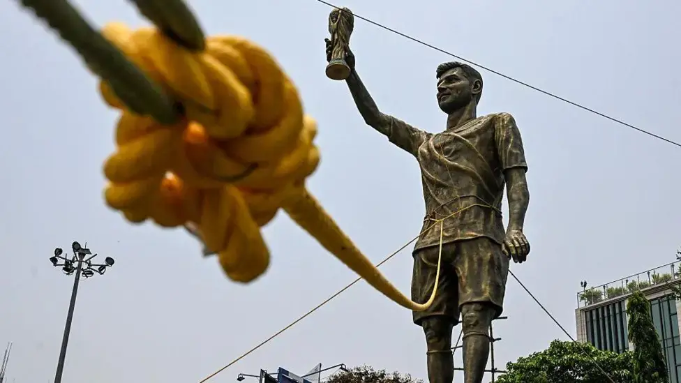 India to move Messi’s 70-foot statue over safety concerns