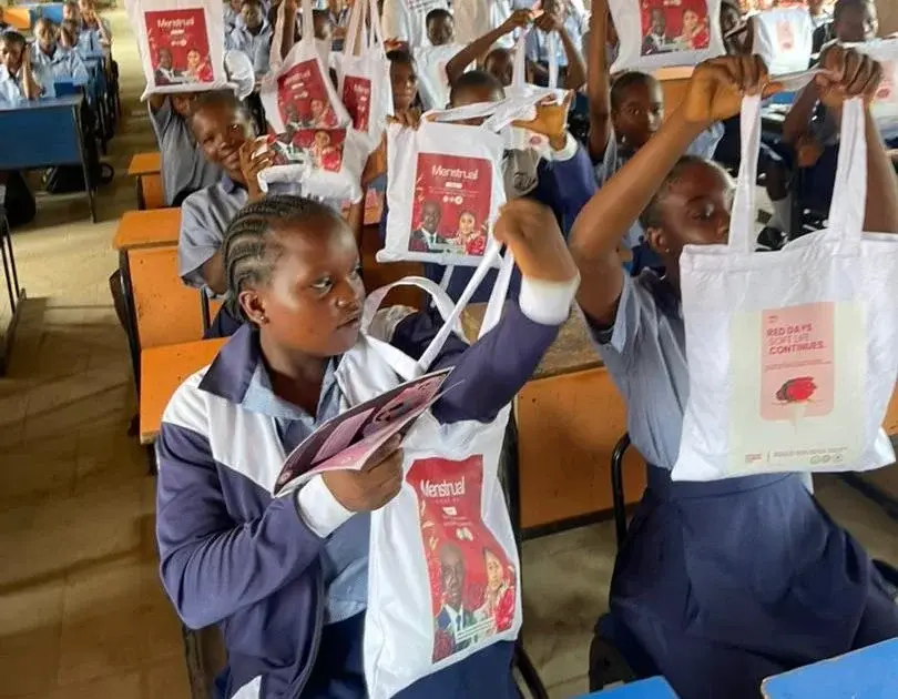 Menstrual Hygiene Day: Edo distributes sanitary pads to schoolgirls