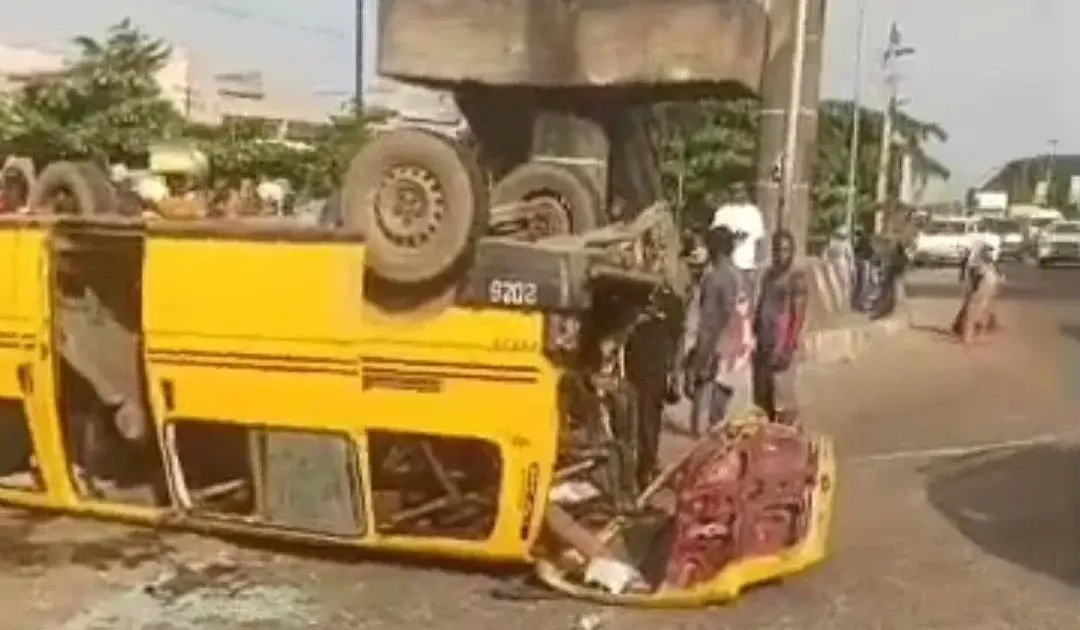 LASTMA rescues two trapped victims in multi-vehicle crash