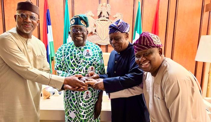 Abiodun, Osoba Present Ogun APC Governorship Candidate Yayi To Tinubu