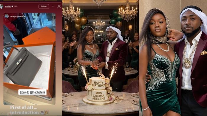 Davido Celebrates Wife Chioma On 31st Birthday With Luxury Gift