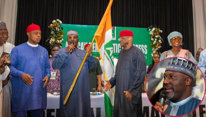 Dino Melaye Hails Atiku’s ADC Primaries Landslide, Compares Victory To Arsenal’s EPL Title Triumph