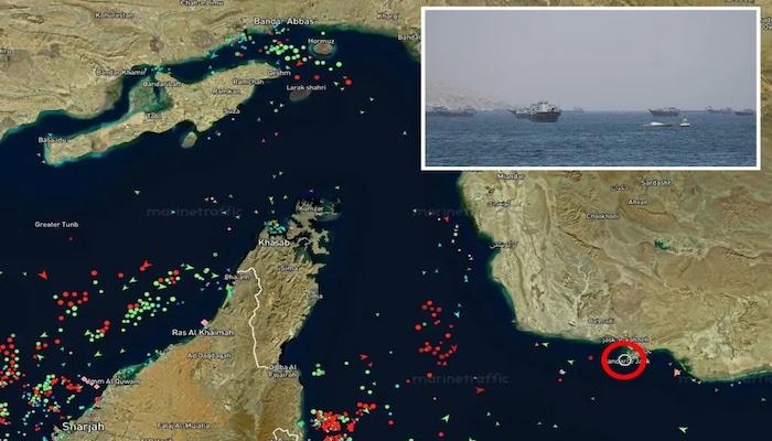 Iranian Media Claims US Navy Vessel Hit By Missiles Near Strait Of Hormuz