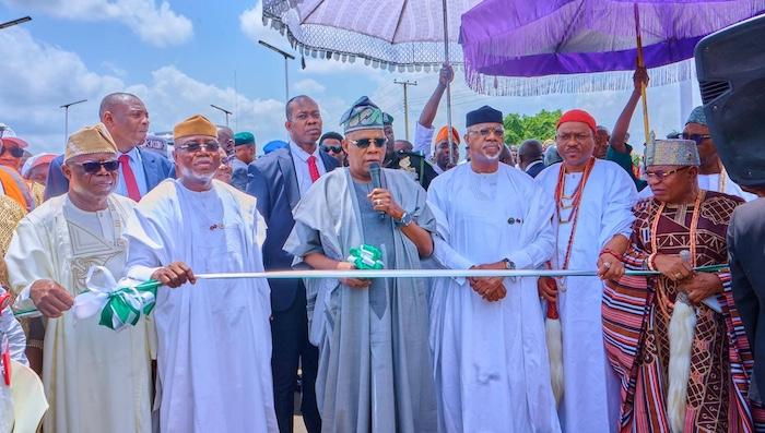 VP Shettima Commissions Akure Flyover, Hails Fasoranti’s Democratic Legacy At 100