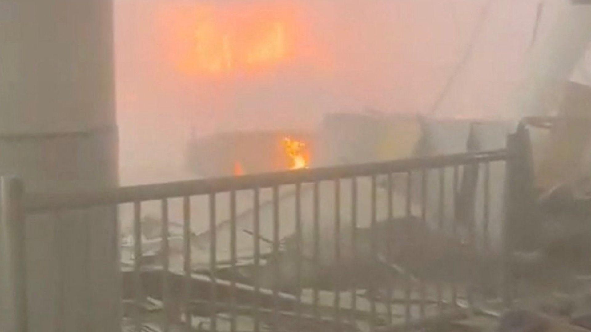 New Footage Shows Iranian Drone Strike On Kuwait Airport