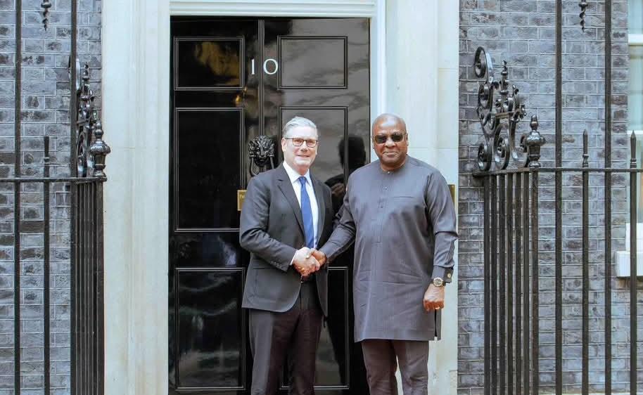 Mahama Holds Talks With UK PM Starmer As Ghana Seeks New Investments