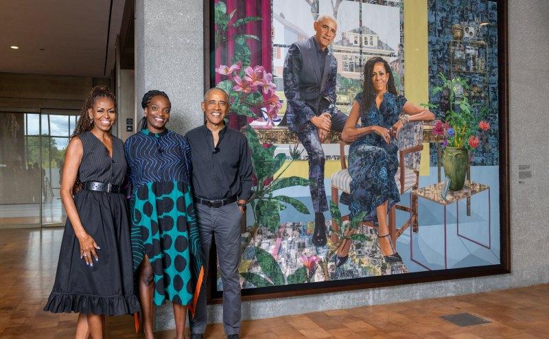 Obama Presidential Centre Unveils Portrait By Nigerian-American Artist