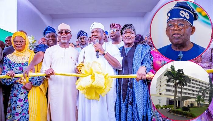 Tinubu Calls For Revival Of National Assets At Premier Hotel Reopening