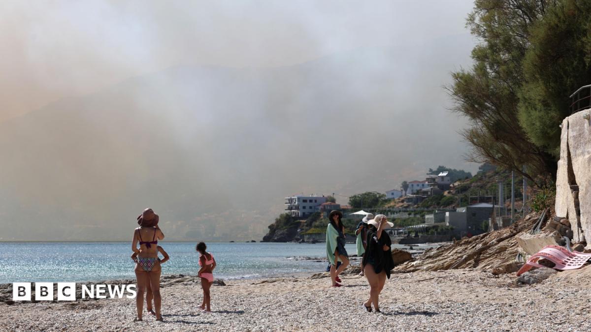 Thousands evacuated in Crete as European wildfires continue to rage