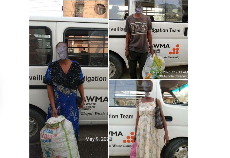 LAWMA arrests three for illegal waste dumping in Lagos