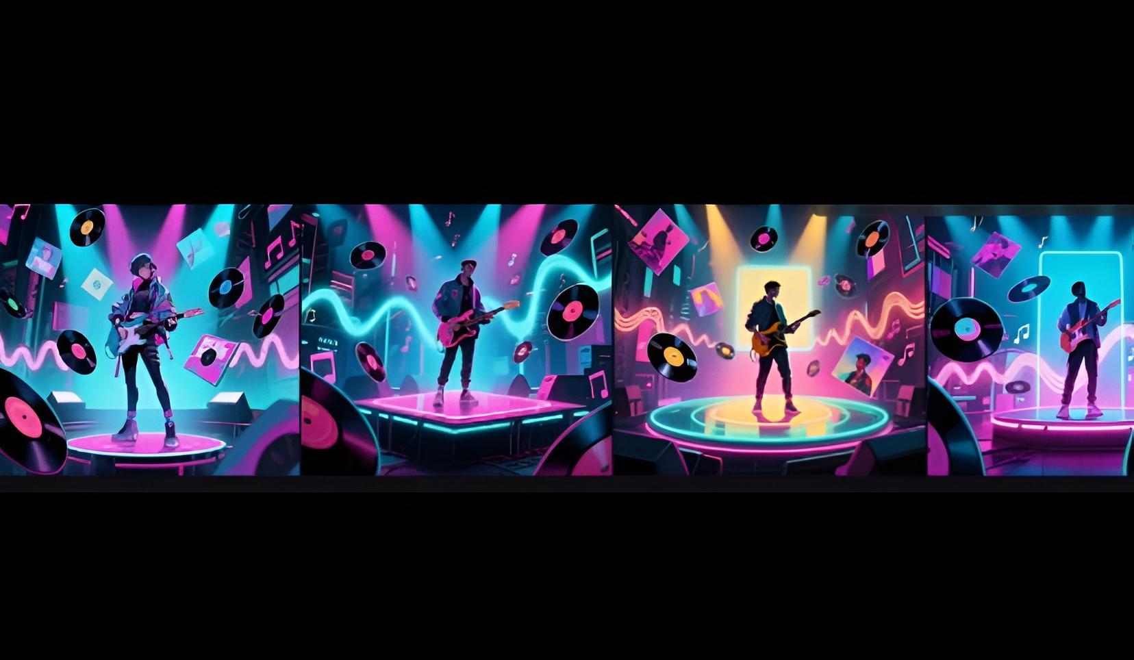 Create album promotion videos with an AI video generator