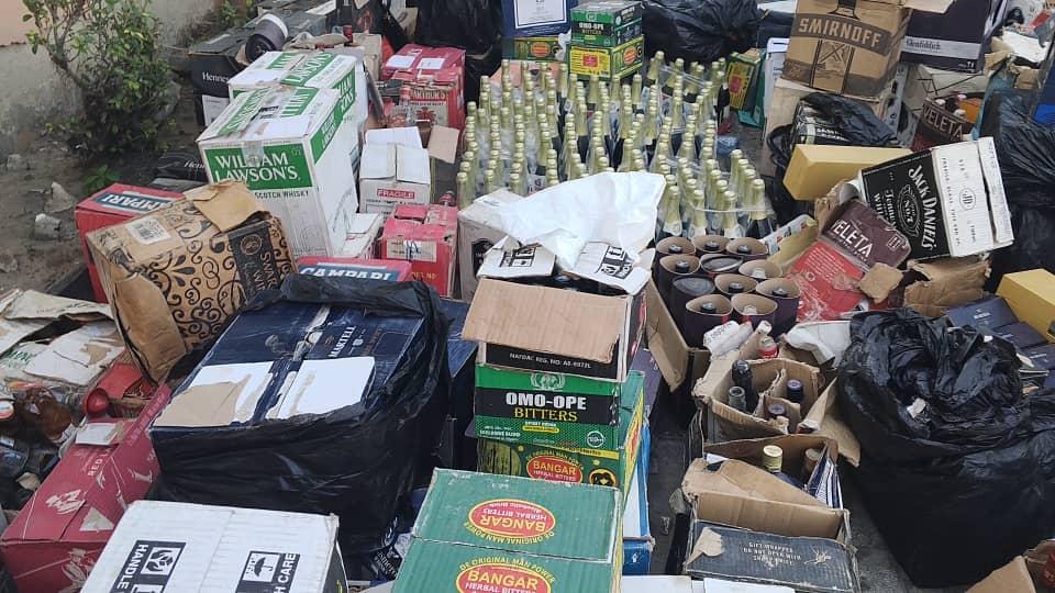 NAFDAC seizes N350 million fake alcohol, shuts two illegal factories in Lagos