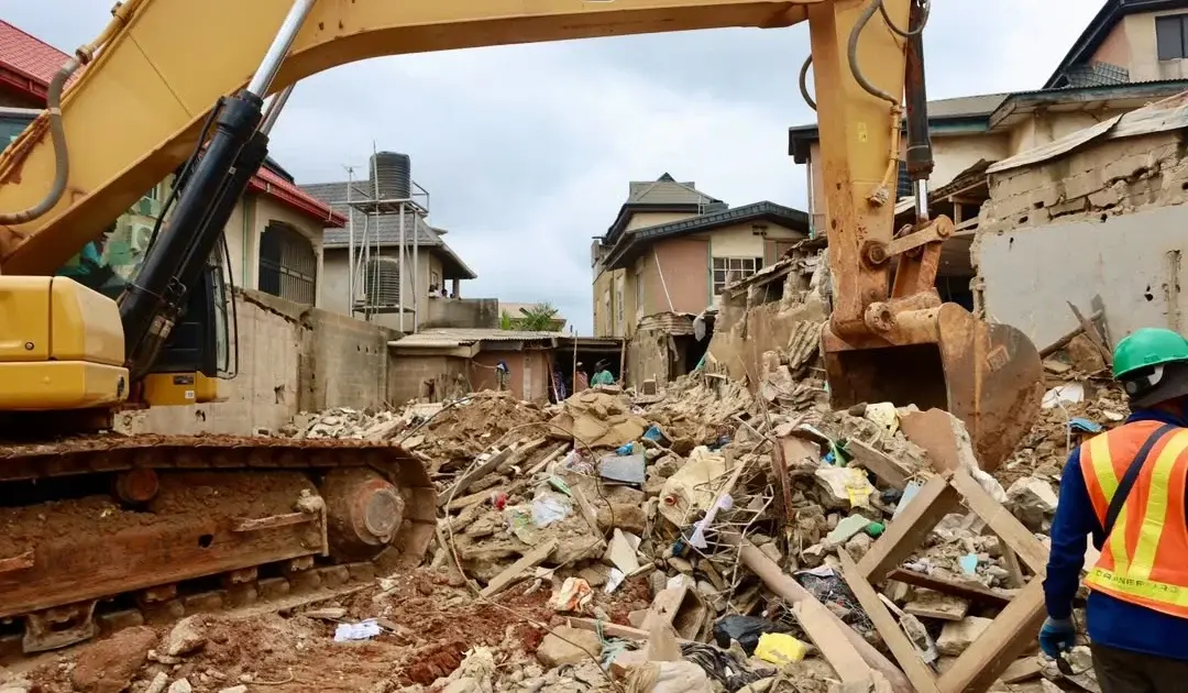 Ogun building collapse death toll rises to three